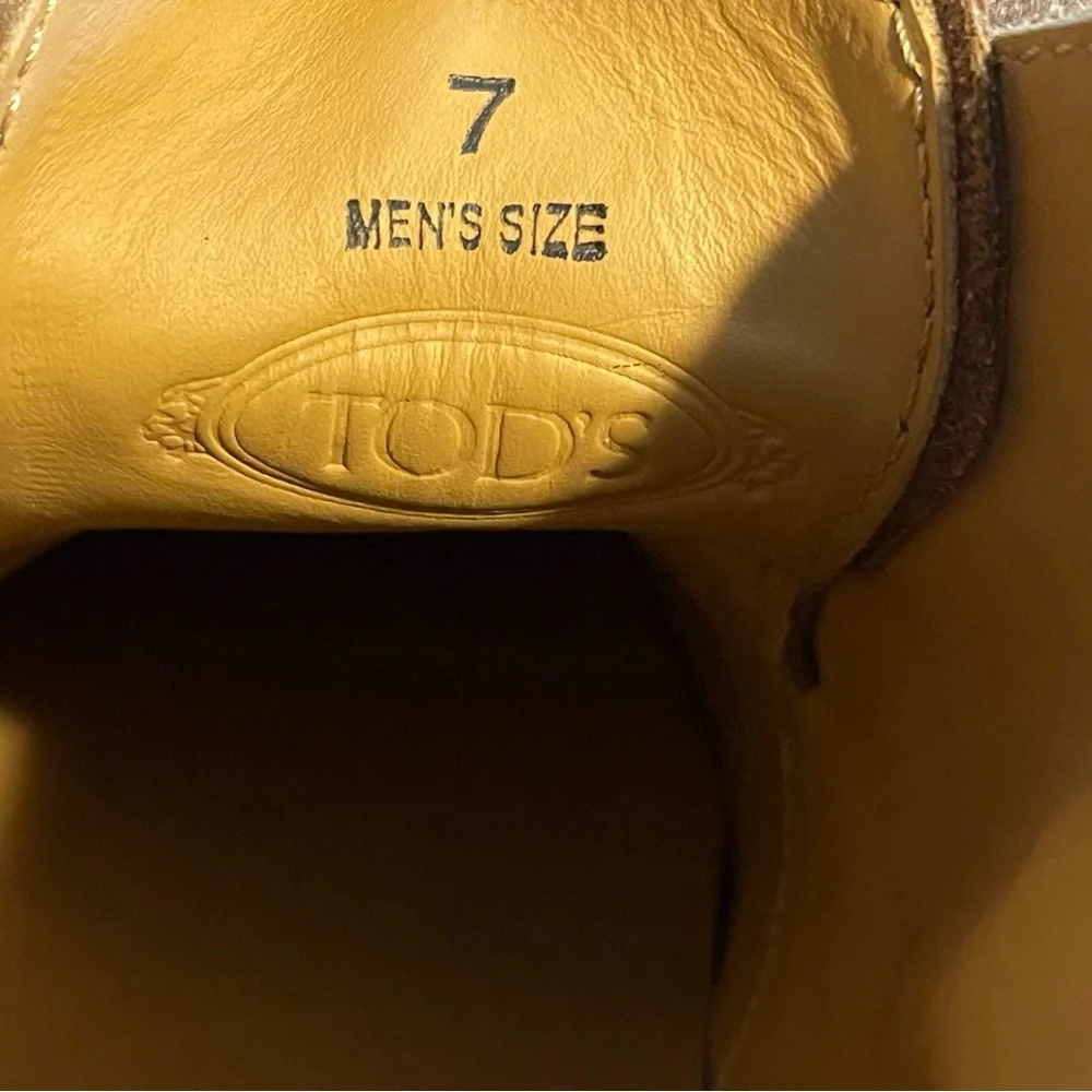 Tod’s shoes‎ mens 7 pre-owned condition tan